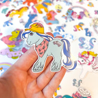 My Little Pony 3” G1 4-Speed Sticker, Planner, Bottle, Laptop Decal  Friendship is Magic Retro MLP