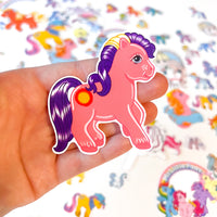 My Little Pony 3” G1 Fireball Sticker, Bottle, Laptop Decal  Friendship is Magic Retro MLP