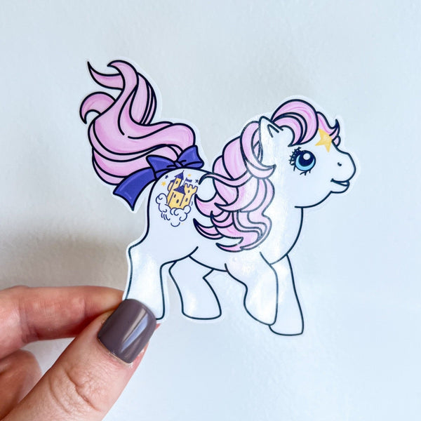 My Little Pony 3” Star Baby Sparkle Princess Sticker Theme Vinyl Artwork, Water Bottle, Tumbler, Decal Friendship is Magic Vintage Retro