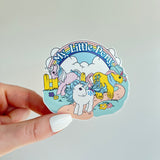My Little Pony 3” Logo Princess Sticker Theme Vinyl Artwork, Water Bottle, Tumbler, Decal Friendship is Magic Vintage Retro