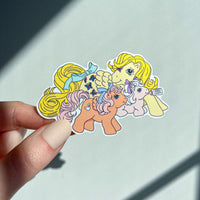 My Little Pony 3” Vintage Fly Away Horse Sticker Theme Vinyl Artwork, Water Bottle, Tumbler, Decal Friendship is Magic Vintage Retro