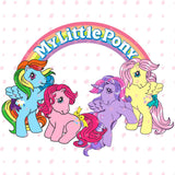 My Little Pony theme PNG Digital Download G1 Vintage BUNDLE horse themed, Retro 90s, 80s, Clipart for Invitations, Friendship is Magic