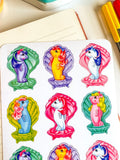 My Little Pony Sticker Sheet | Cute Stationery , Bujo Stickers, Planner Stickers, Bullet Journaling Stickers
