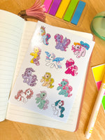 My Little Pony Friends G3 Sticker Sheet | Cute Stationery , Bujo Stickers, Planner Stickers, Bullet Journaling Stickers