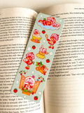 Strawberry Friends Themed Bookmark Retro Vintage Laminated (one count) - single sided