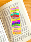 Lipsmackers Balm Nostalgic Themed Bookmark- vintage retro 90s girl babe - Laminated (one count) - single sided