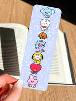 K-Pop Themed Bookmark Line Bangtan style Laminated (one count) - single sided