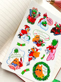 Christmas Muppets Nostalgic Sticker Sheet (one count) | Cute Stationery , Bujo Stickers, Planner, Bullet Journal