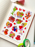 Muppets Nostalgic Sticker Sheet (one count) | Cute Stationery , Bujo Stickers, Planner, Bullet Journal
