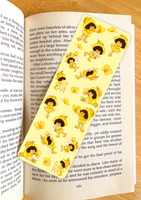 Orange Blossom Themed Bookmark Retro Laminated (one count) - single sided